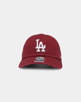 47 Brand Los Angeles Dodgers 47 Clean Up Strapback Cardinal