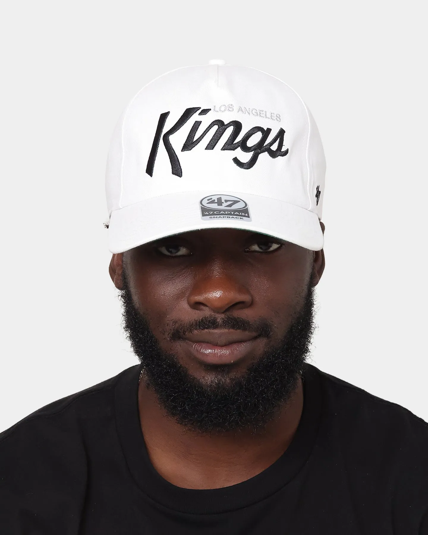 47 Brand Los Angeles Kings Vintage Nantasket Script '47 Captain DTR Snapback White