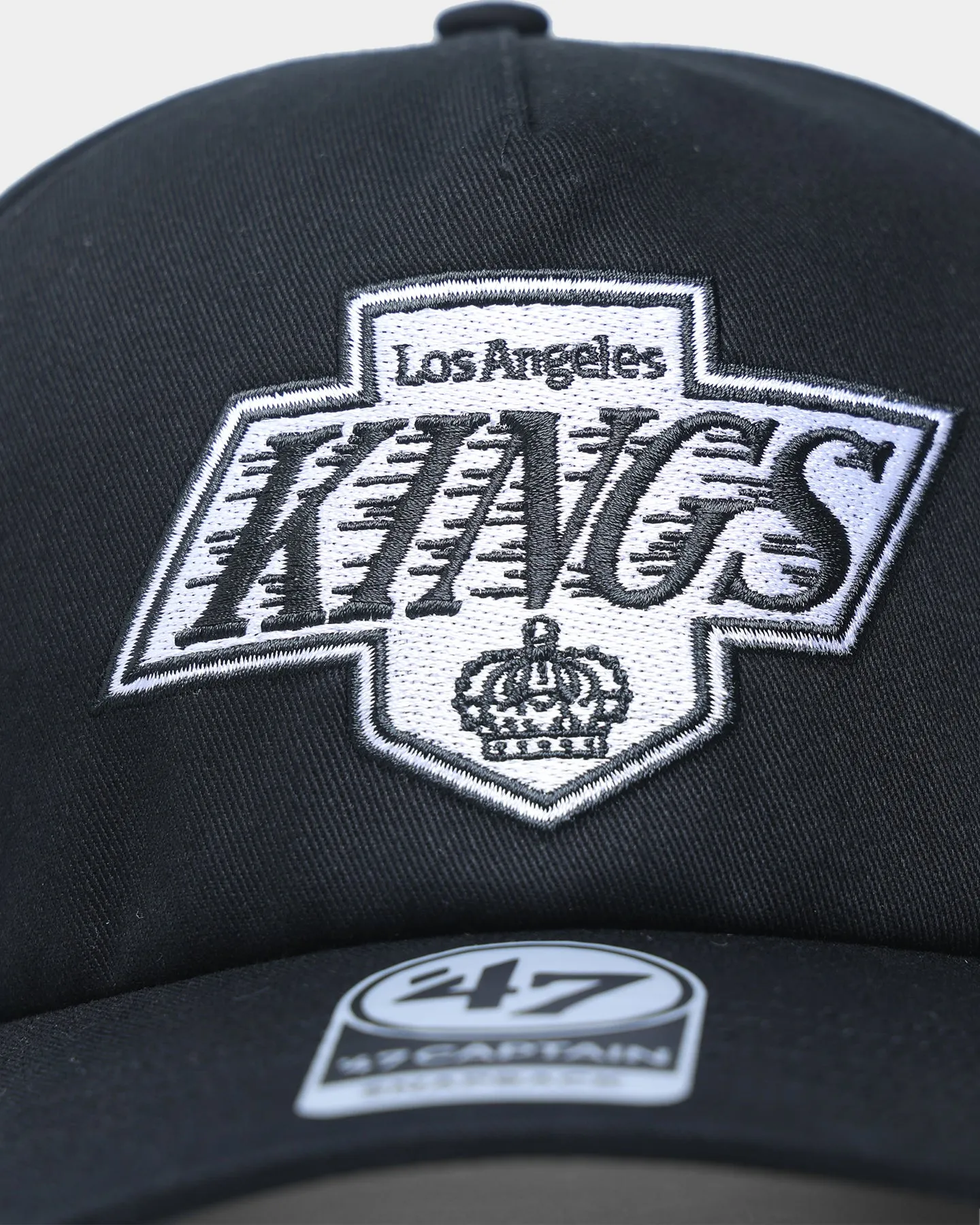 47 Brand Los Angeles Kings Vintage Nantasket Snapback Black/White