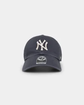 47 Brand Men's New York Yankees Clean Up Strapback Vintage Navy