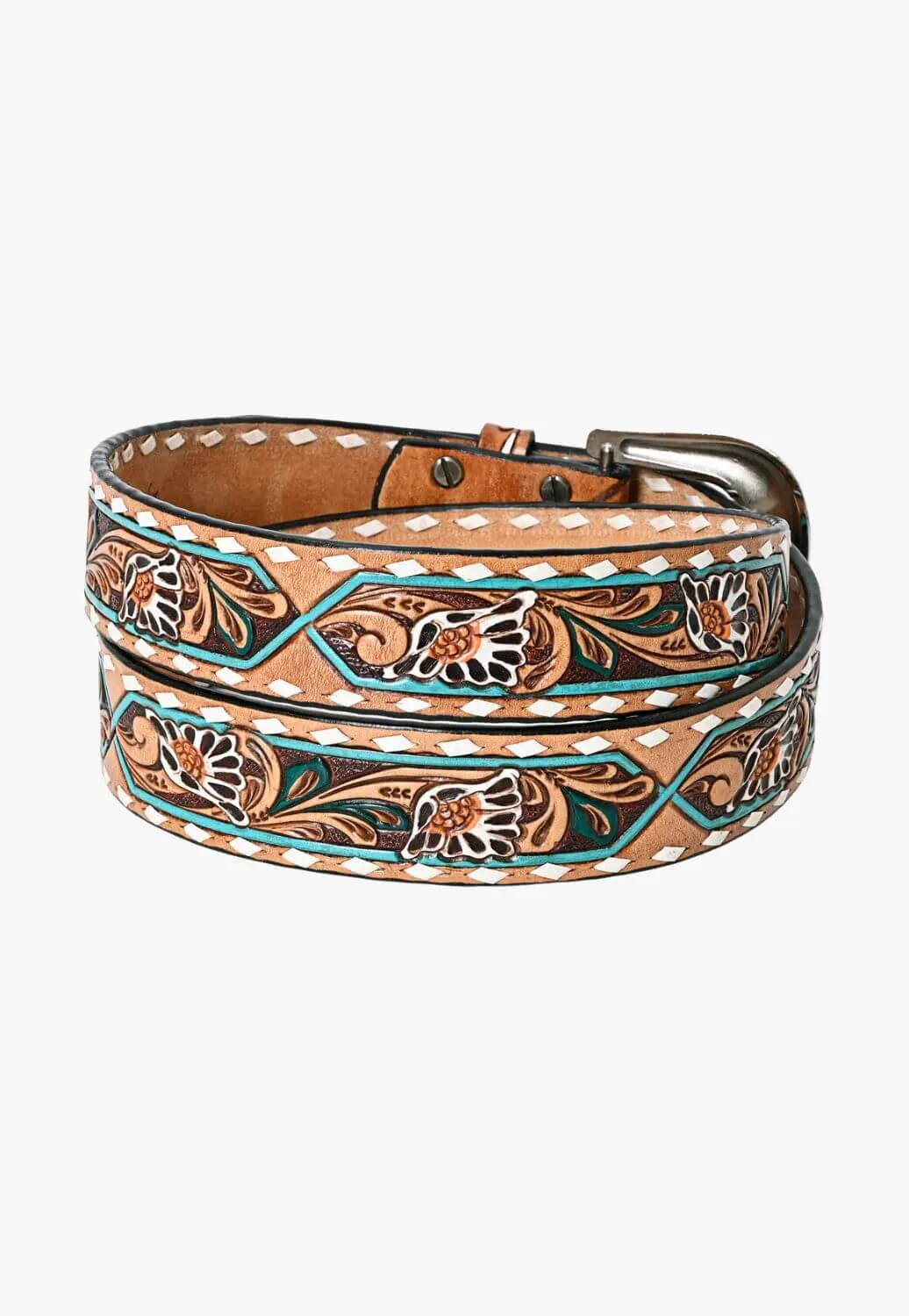 American Darling Womens Tooled Belt