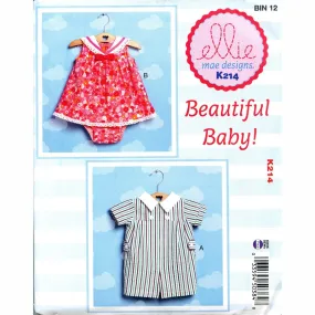 Babies' Romper, Sailor Dress and Panties Pattern