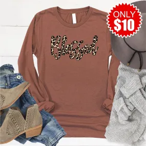 Blessed Leopard Long Sleeve - 10