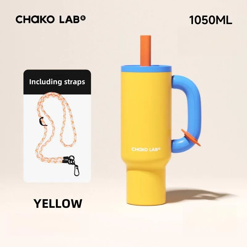 Chakolab 1050ml Insulated Water Bottle with Leak-Proof Design and 316 Stainless Steel Interior