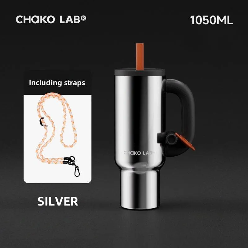 Chakolab 1050ml Insulated Water Bottle with Leak-Proof Design and 316 Stainless Steel Interior