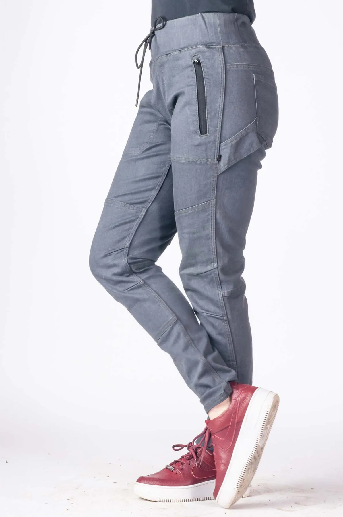 Christa DIY in Magnet Grey Stretch Denim