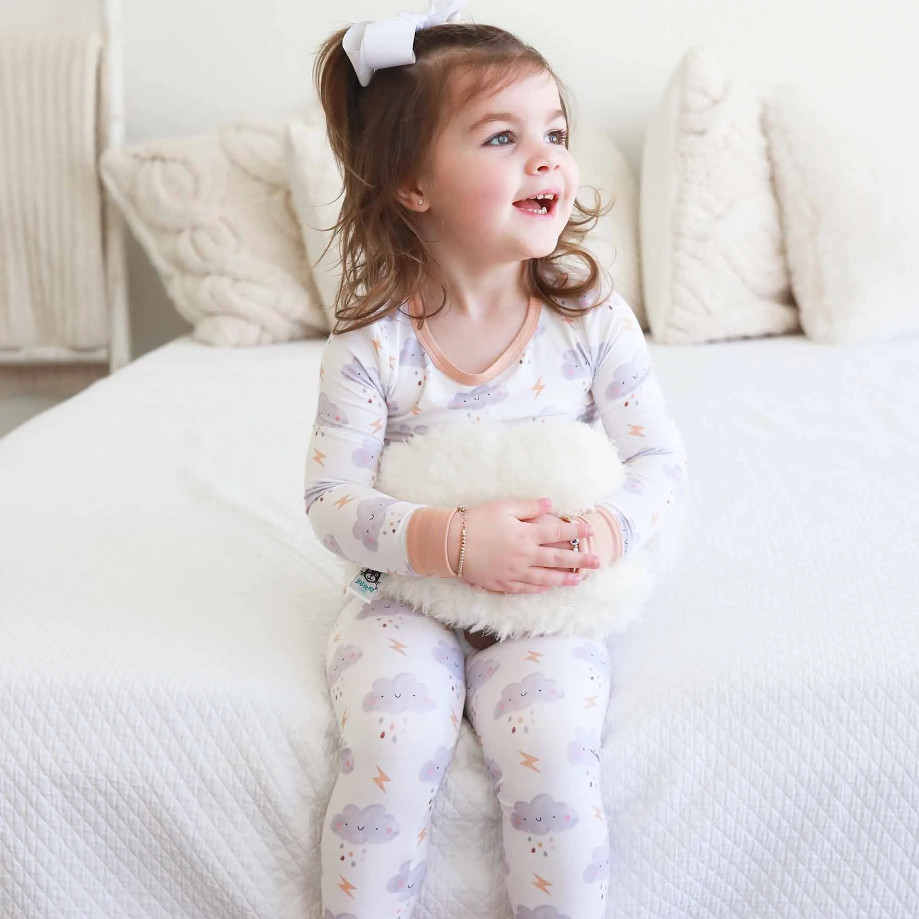 Cloudy Cuddles Two Piece Pajama Set