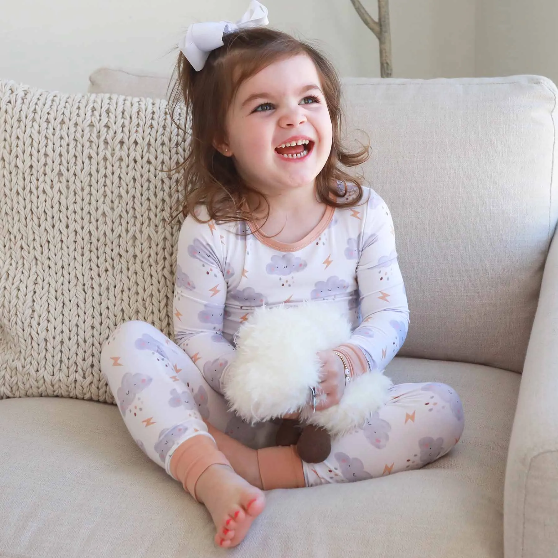 Cloudy Cuddles Two Piece Pajama Set