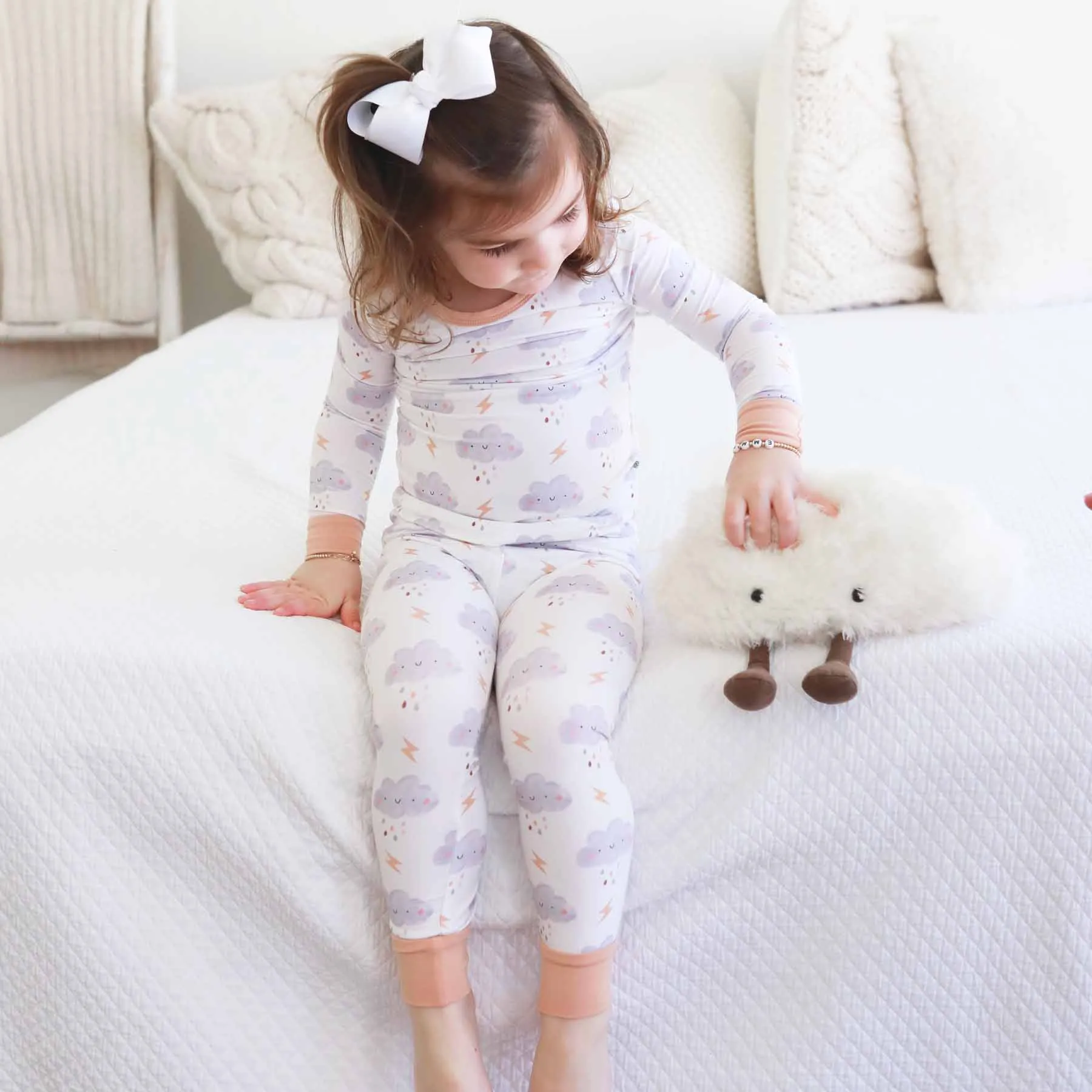 Cloudy Cuddles Two Piece Pajama Set