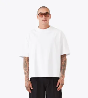 Cropped Lounge Tee White