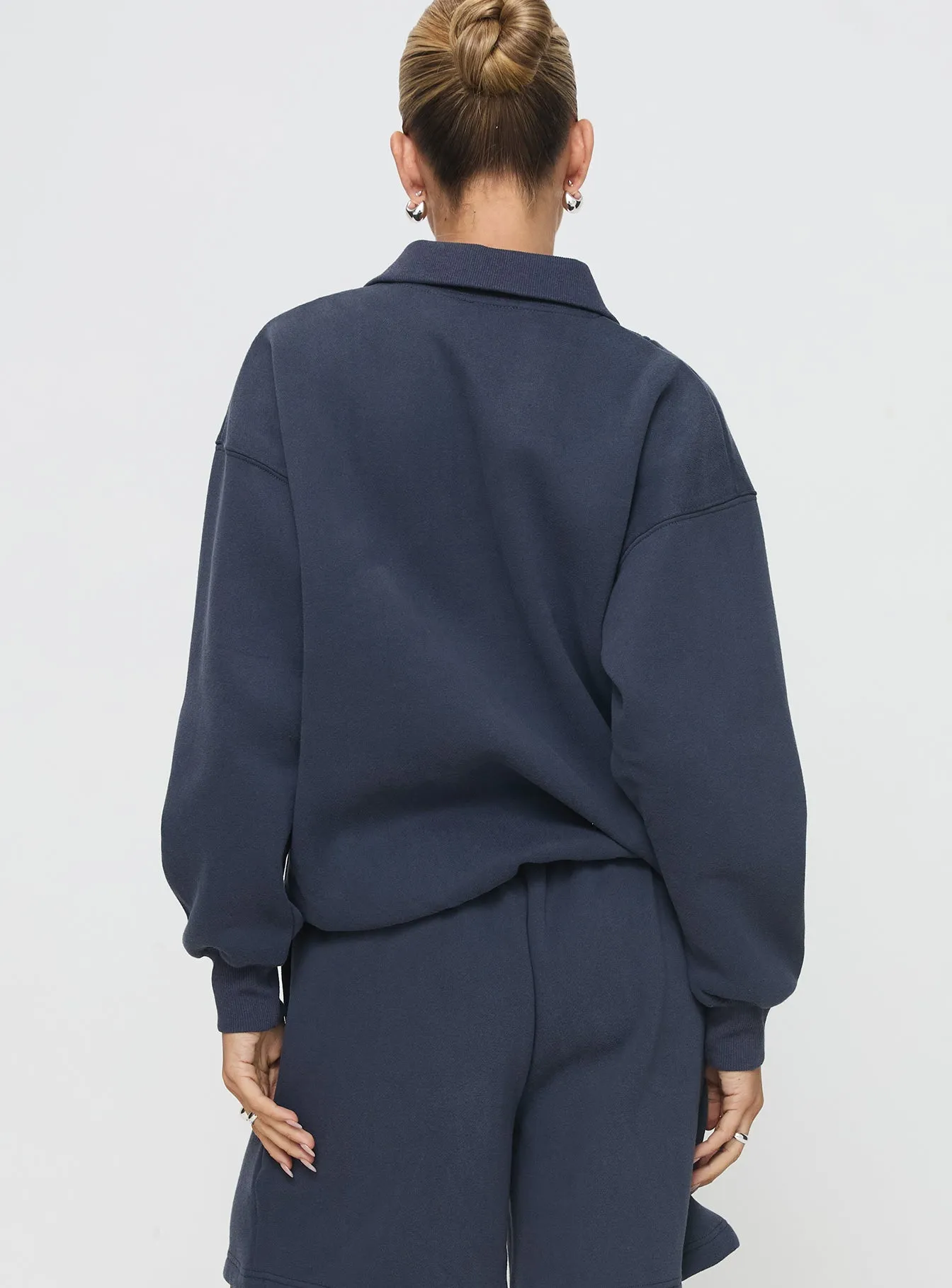 Dream Fleece Quarter Zip Sweatshirt Navy