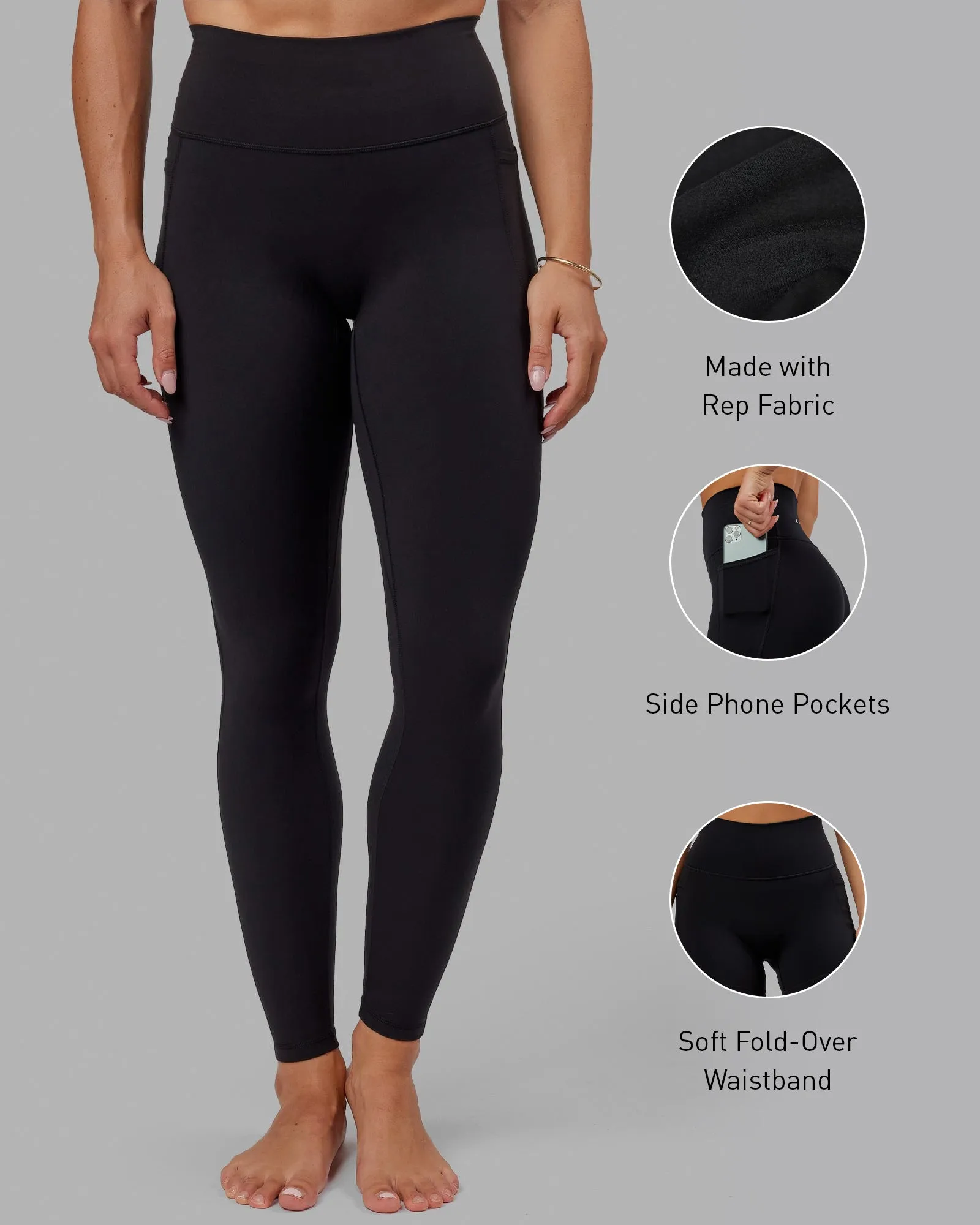 Fusion X-Long Leggings - Black