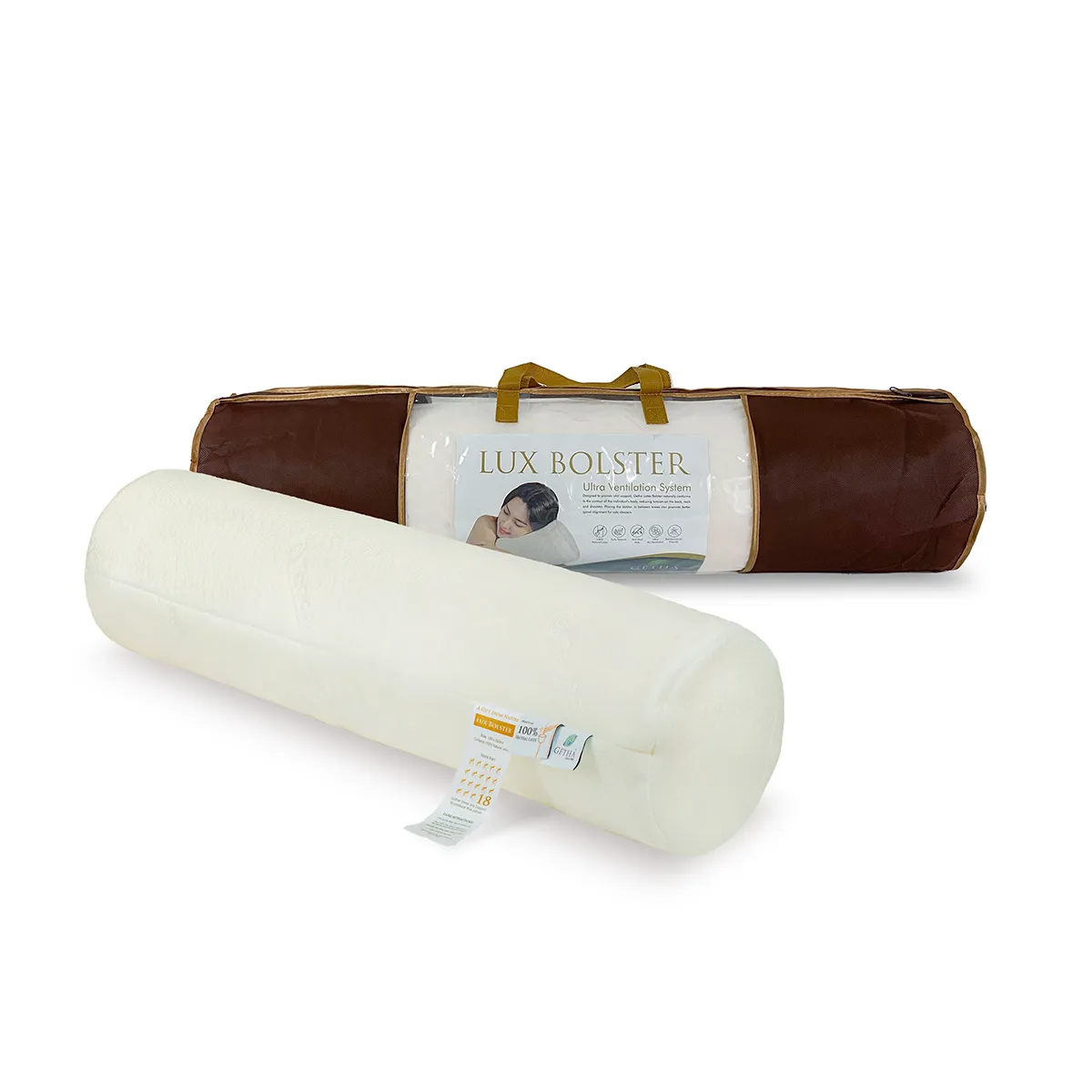 Getha Lux Bolster (100% Natural Latex Bolster)