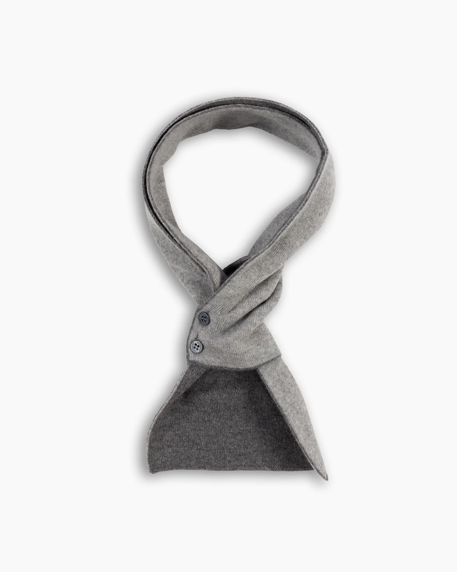 Grey & Pearl Cashmere Mini Scarf