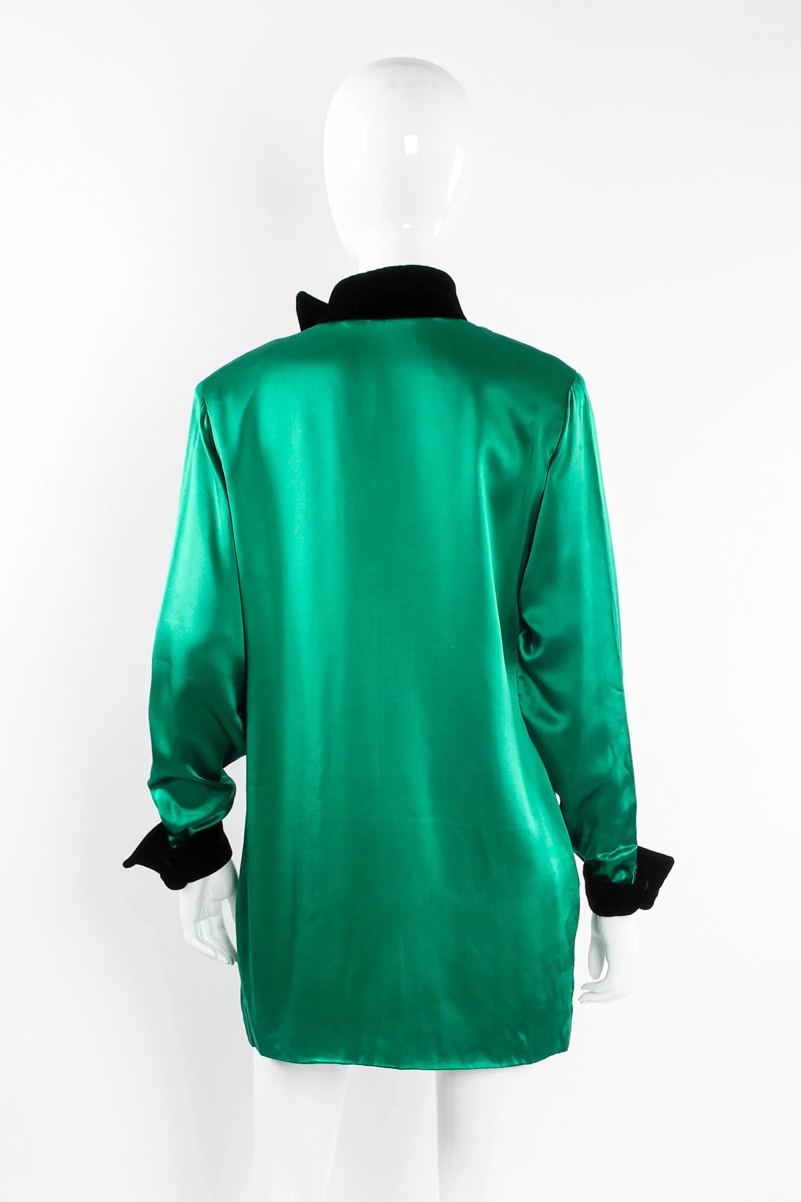 Liquid Satin Velvet Tunic