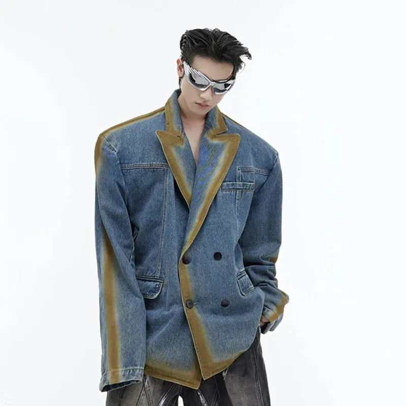 Men's Contemporary Denim Blazer