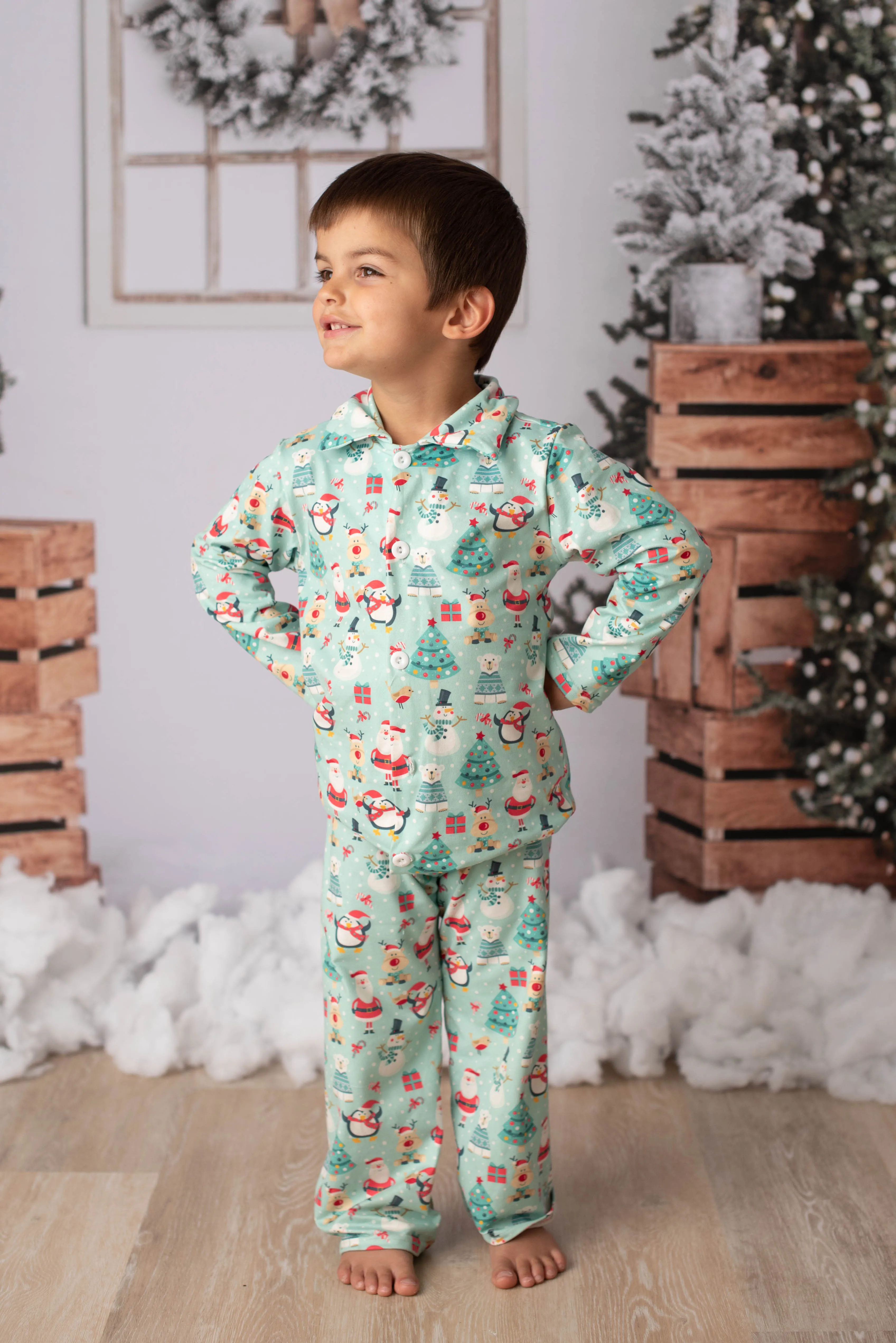 SANTA & FRIENDS PAJAMAS UNISEX