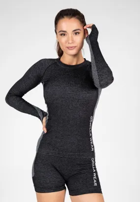 Selah Seamless Long Sleeve- Black