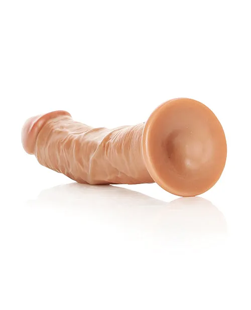 Shots RealRock Realistic 7 Curved Dildo - Tan