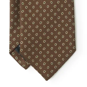 Silk Circle Print Tie