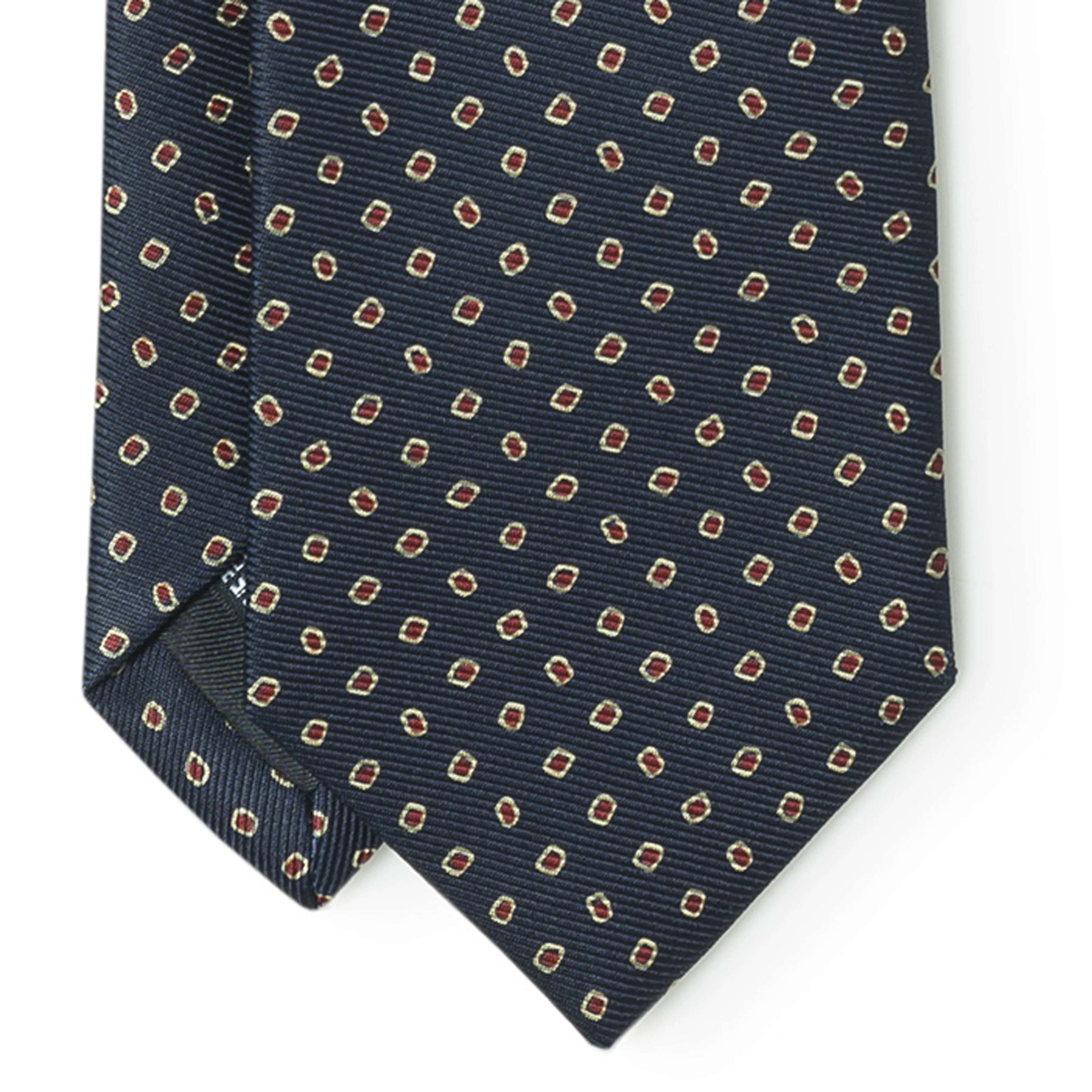 Silk Circle Print Tie