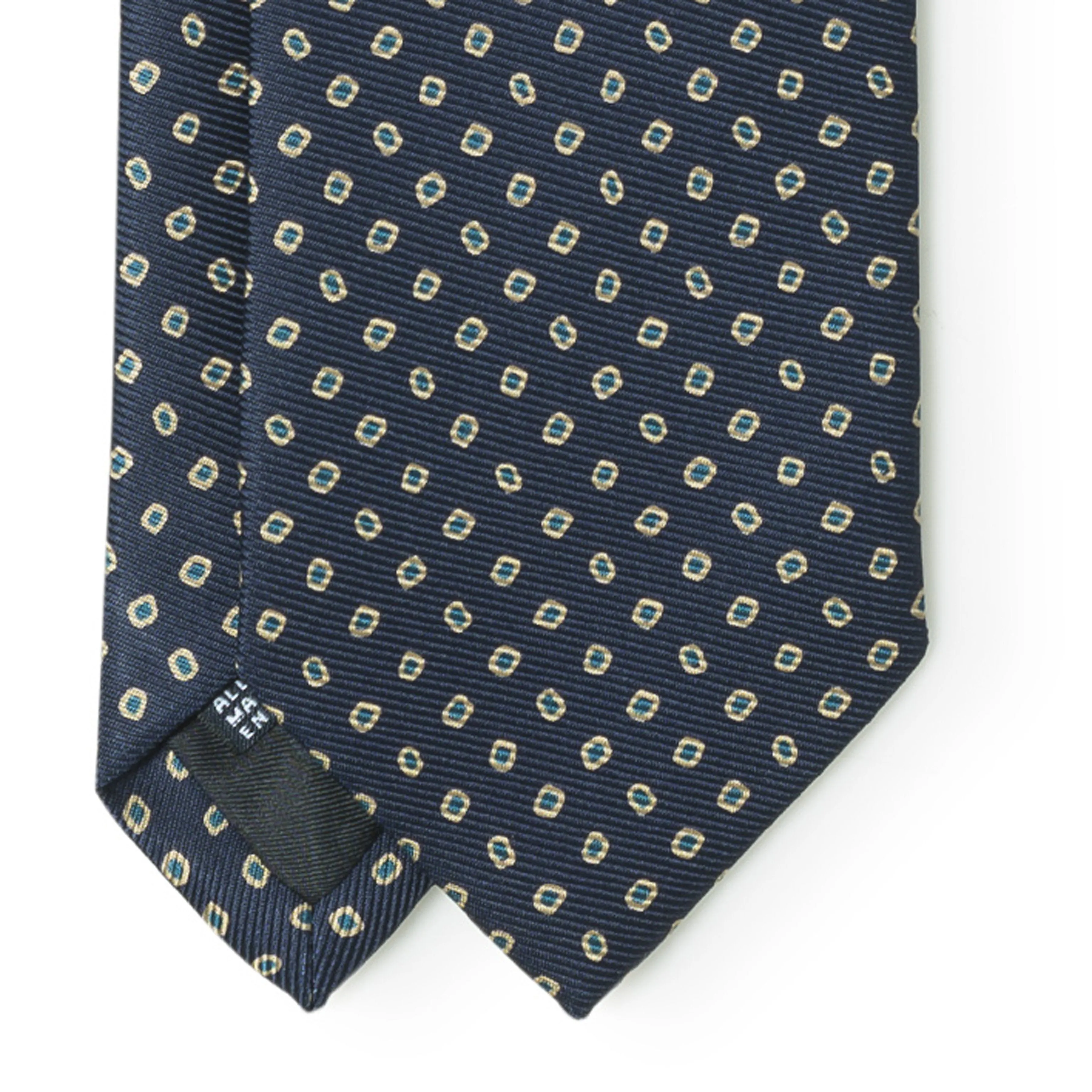 Silk Circle Print Tie