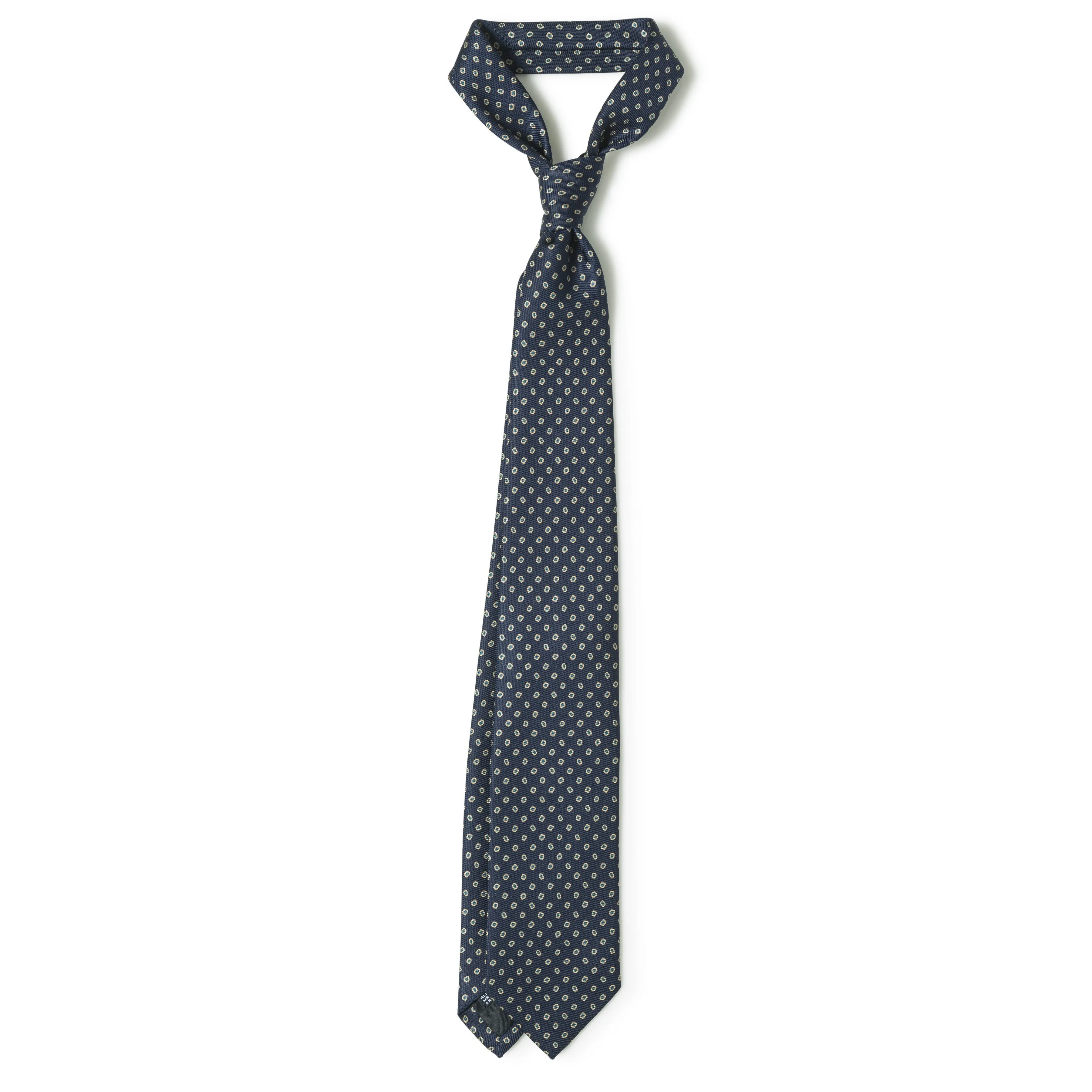 Silk Circle Print Tie