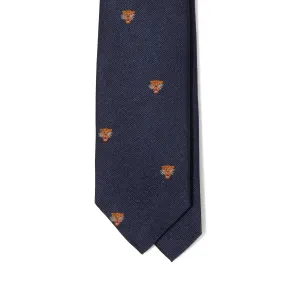 Silk Woven Tiger Tipped Tie