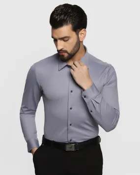 TechPro Formal Grey Solid Shirt - Payback