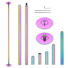 TheLAShop 10.8 ft Mermaid Pole Spinning Dance Pole Detachable 45mm