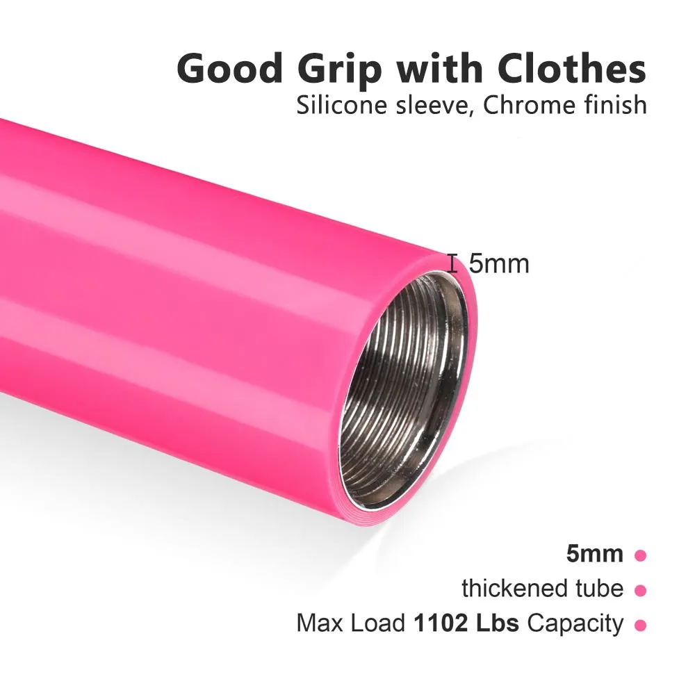 TheLAShop 12ft Silicone Pole with Wrap Spinning & Static Pole Dancing