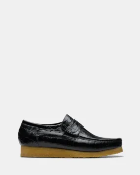 WALLABEE LOAFER (M) Black Croc